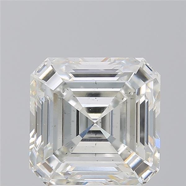 3.16ct G SI1 Rare Carat Ideal Cut Asscher Lab Grown Diamond