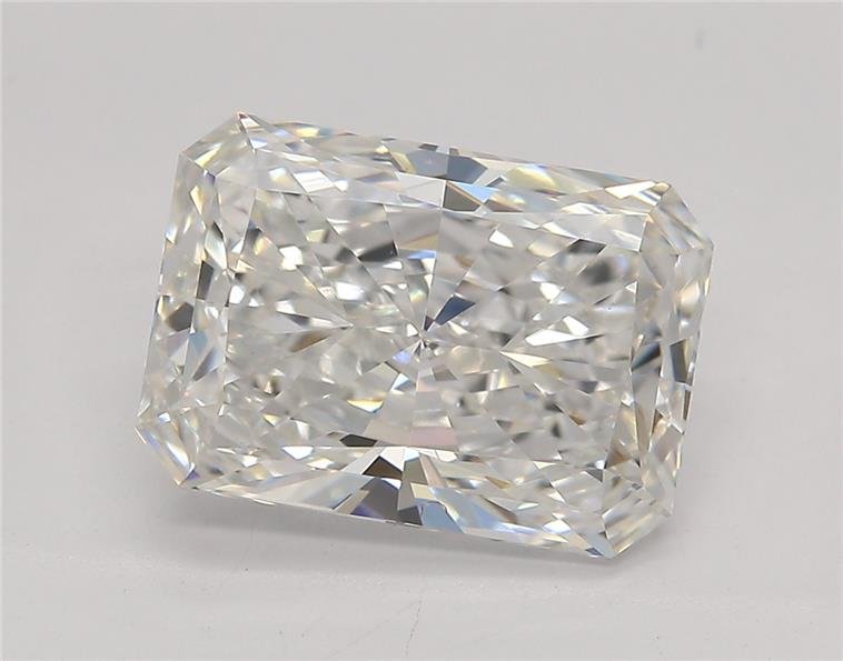 3.10ct F VVS2 Rare Carat Ideal Cut Radiant Lab Grown Diamond