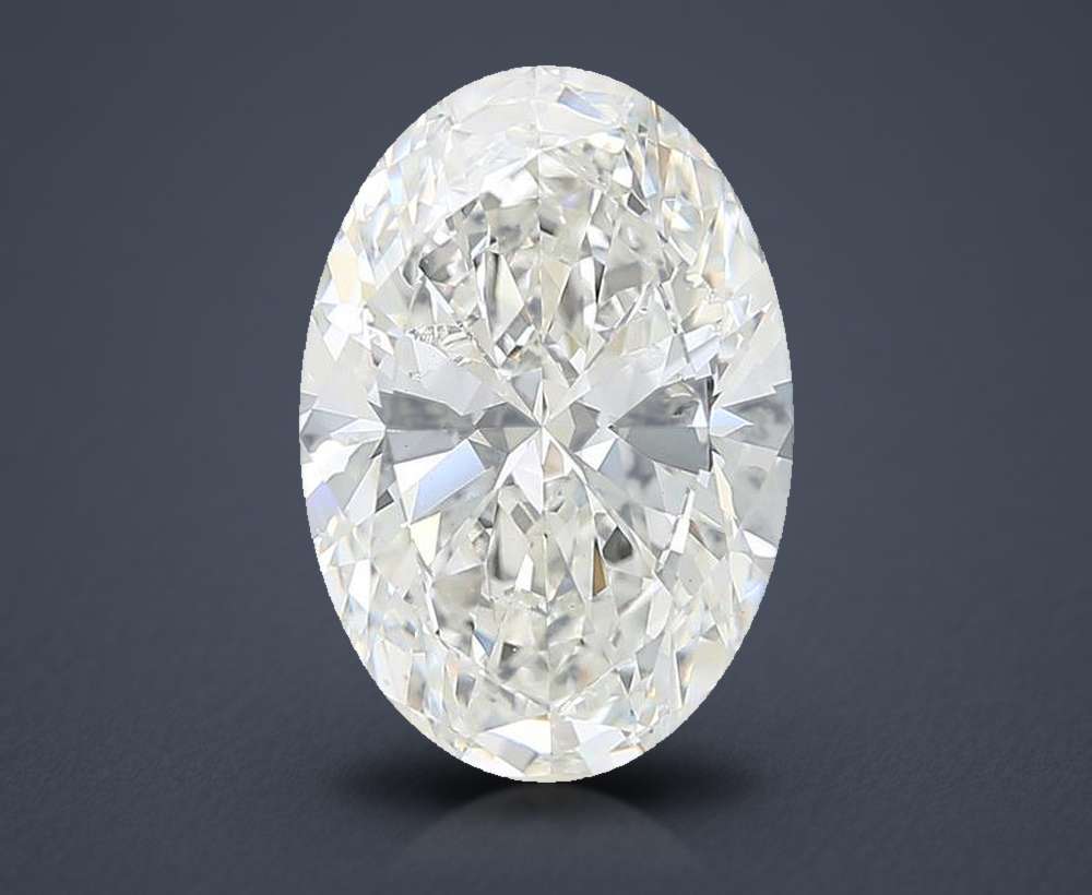 6.36 Carat Oval Lab Diamond