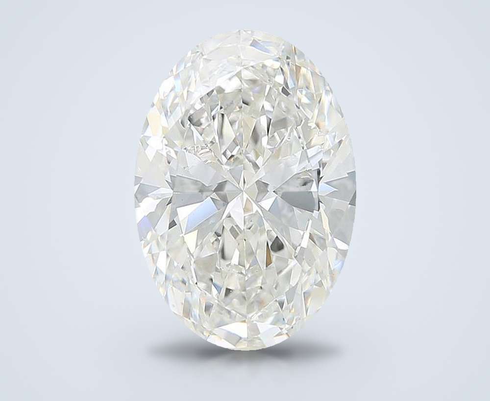 6.36 Carat Oval Lab Diamond