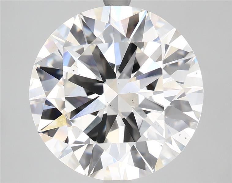 6.54ct F VS2 Excellent Cut Round Lab Grown Diamond