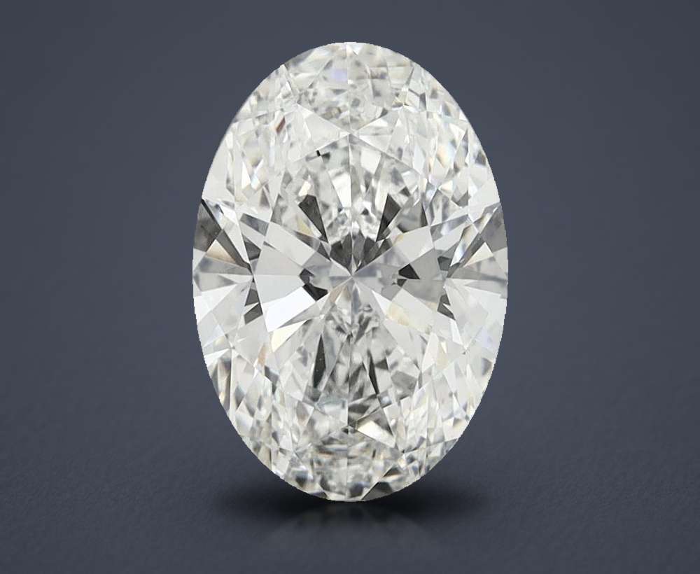 6.10 Carat Oval Lab Diamond