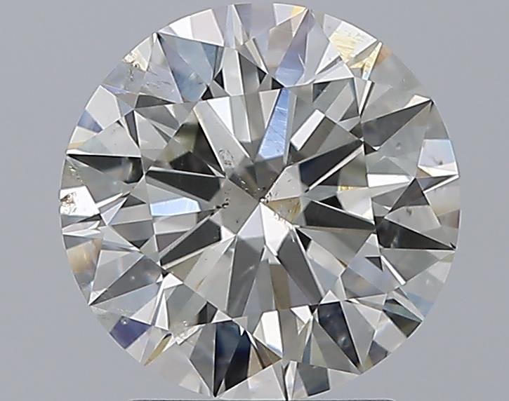 2.51ct I SI2 Rare Carat Ideal Cut Round Diamond