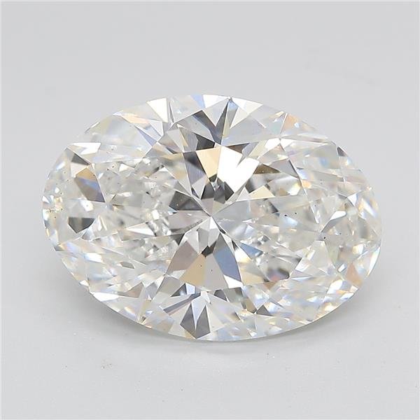 5.17ct E VS2 Rare Carat Ideal Cut Oval Lab Grown Diamond