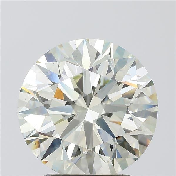 2.62ct J VS2 Rare Carat Ideal Cut Round Diamond