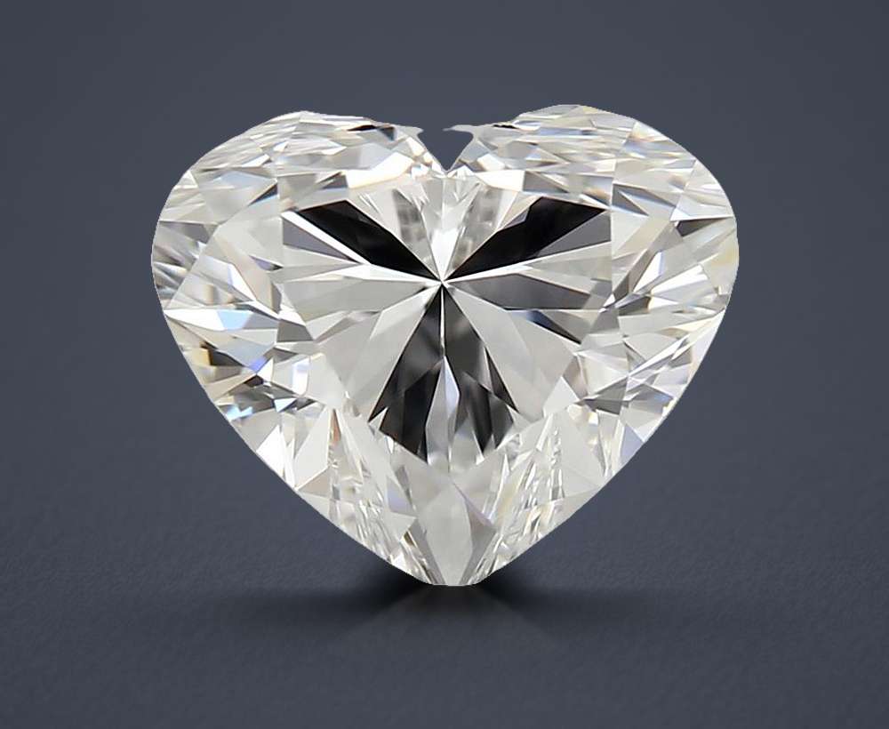 0.72 Carat Heart Natural Diamond
