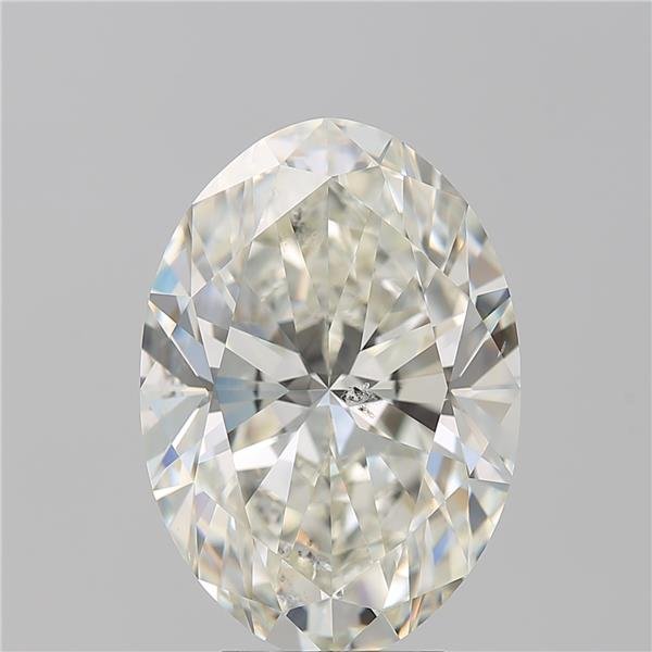5.22ct K SI2 Rare Carat Ideal Cut Oval Diamond