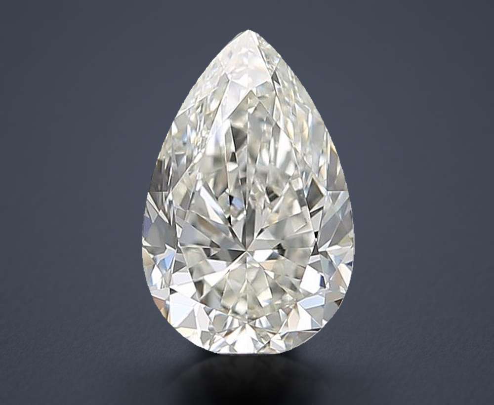 0.91 Carat Pear Natural Diamond