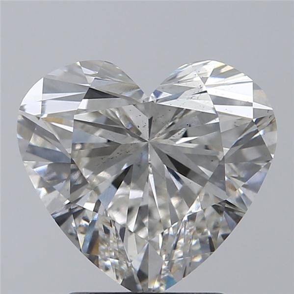 2.40ct G VS2 Rare Carat Ideal Cut Heart Lab Grown Diamond