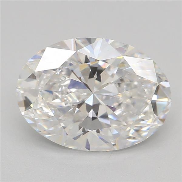 1.26ct D VS1 Rare Carat Ideal Cut Oval Lab Grown Diamond