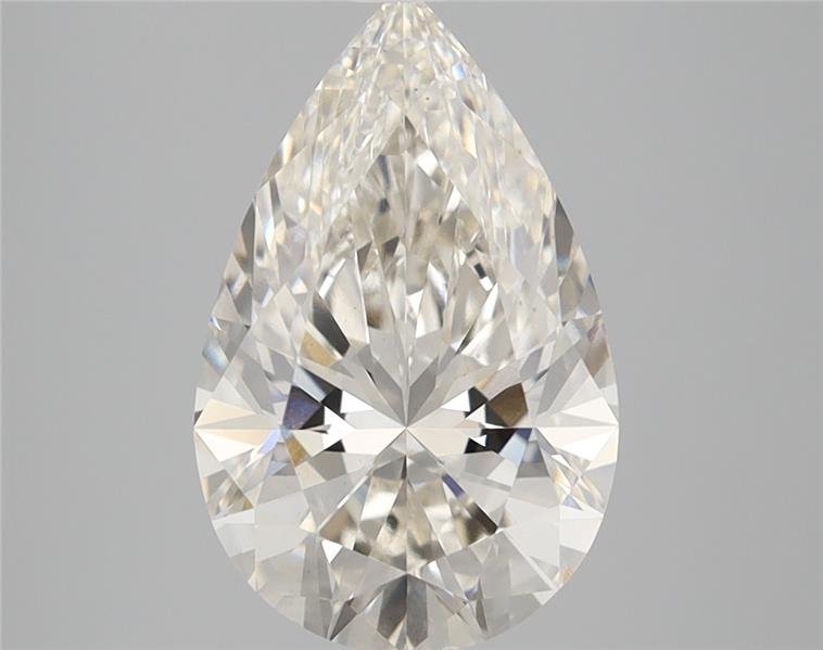 2.58ct H VS1 Rare Carat Ideal Cut Pear Lab Grown Diamond