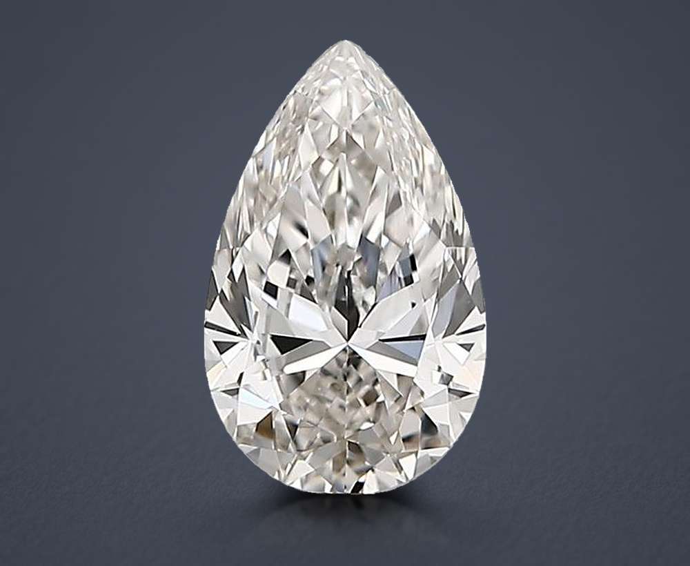 2.52 Carat Pear Natural Diamond