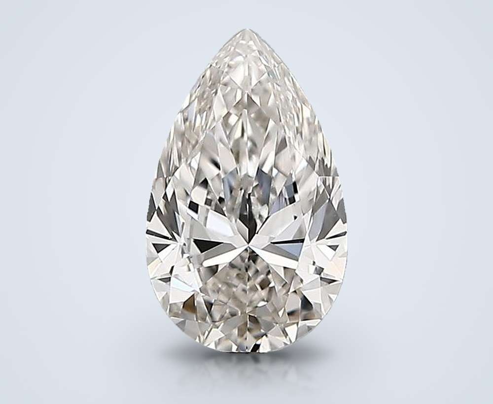 2.52 Carat Pear Natural Diamond