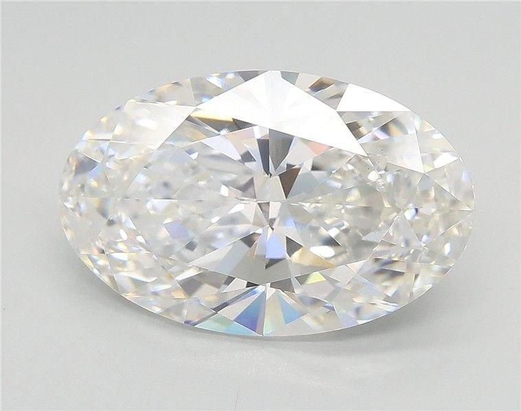 4.02ct E VS1 Rare Carat Ideal Cut Oval Lab Grown Diamond