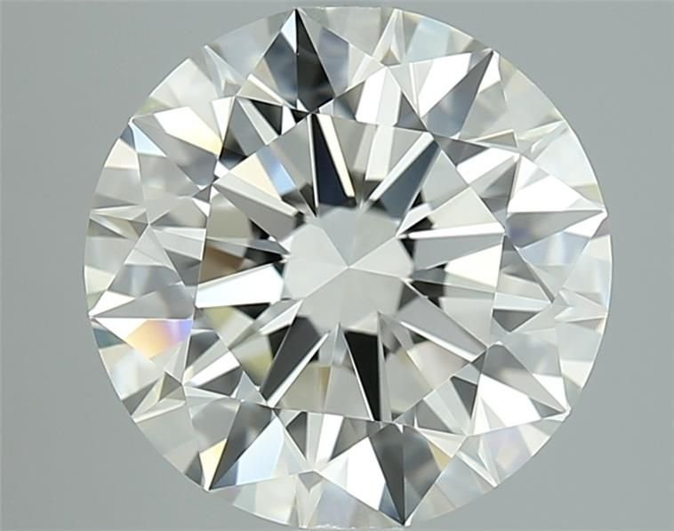 3.10ct I VVS2 Rare Carat Ideal Cut Round Diamond