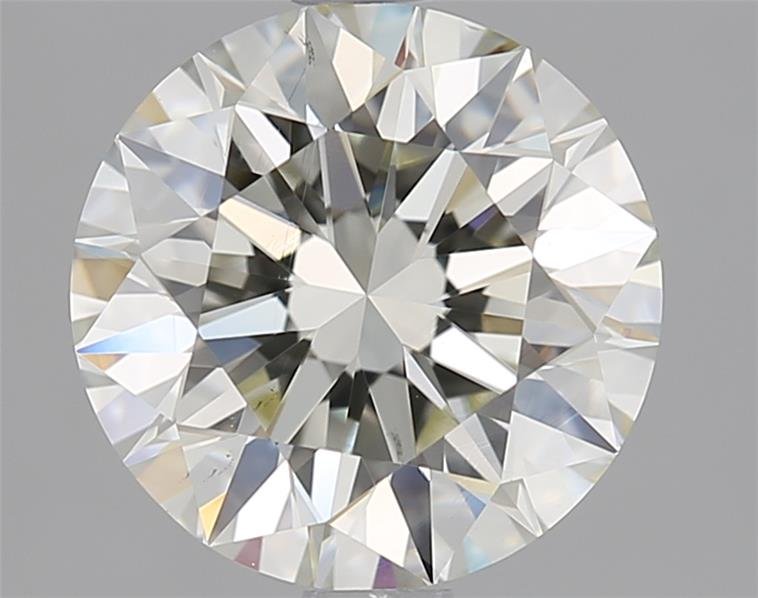 2.08ct J VS2 Rare Carat Ideal Cut Round Diamond