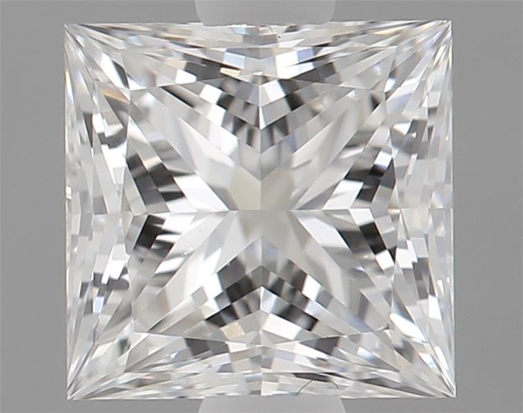 0.89ct E VS1 Rare Carat Ideal Cut Princess Lab Grown Diamond