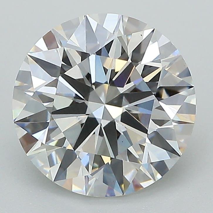 2.59ct F VS1 Rare Carat Ideal Cut Round Lab Grown Diamond