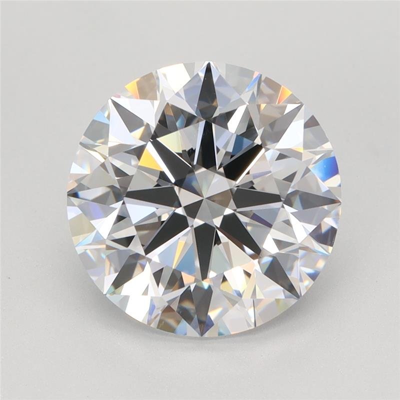 4.11ct D VVS2 Rare Carat Ideal Cut Round Lab Grown Diamond