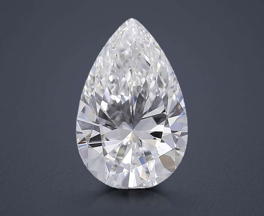 0.85 Carat Pear Lab Diamond