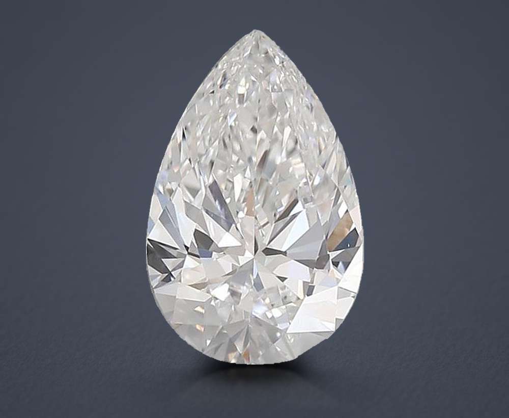 3.00 Carat Pear Lab Diamond