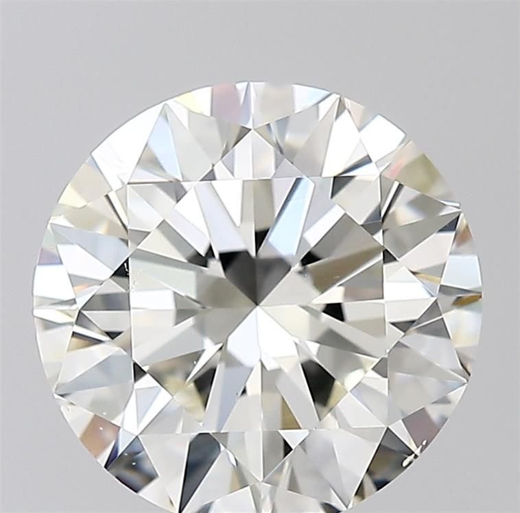 4.01ct J VS2 Rare Carat Ideal Cut Round Diamond