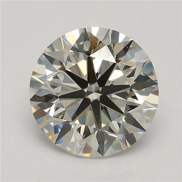 3.03ct J VS1 Excellent Cut Round Lab Grown Diamond