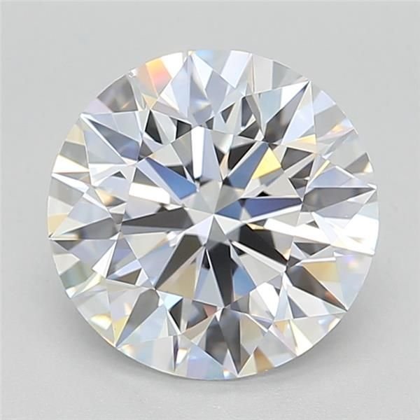 2.52ct E IF Rare Carat Ideal Cut Round Lab Grown Diamond