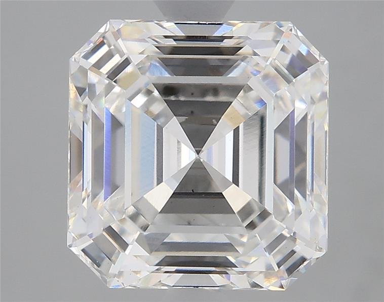 3.14ct F VS1 Rare Carat Ideal Cut Asscher Lab Grown Diamond