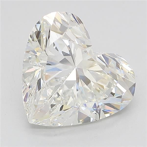 5.09ct G VS1 Rare Carat Ideal Cut Heart Lab Grown Diamond