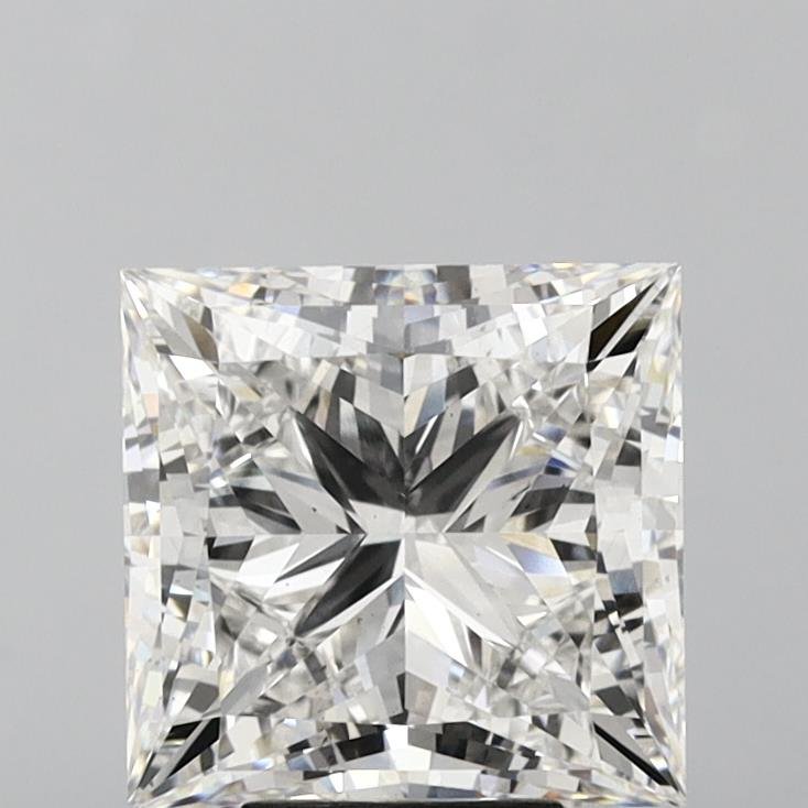 7.01ct G VS2 Rare Carat Ideal Cut Princess Lab Grown Diamond