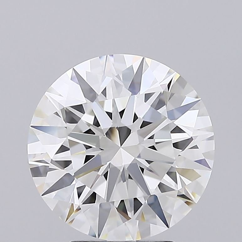 4.06ct F IF Rare Carat Ideal Cut Round Lab Grown Diamond