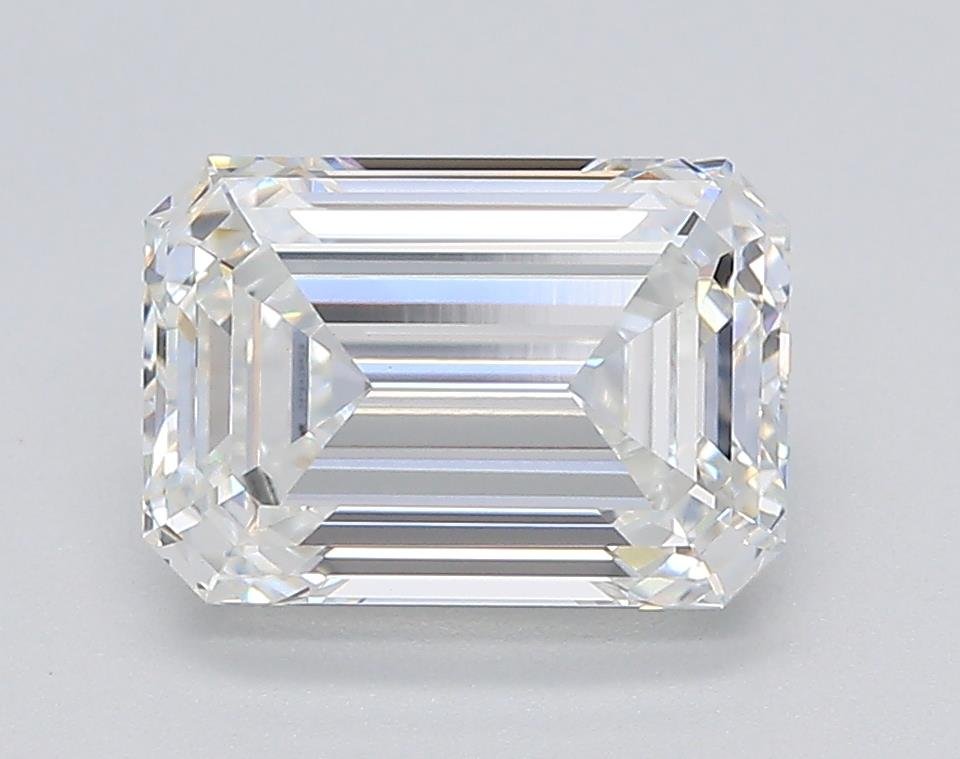1.54ct F VVS2 Excellent Cut Emerald Lab Grown Diamond