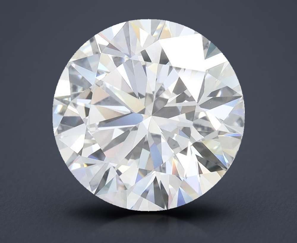 3.40 Carat Round Lab Diamond