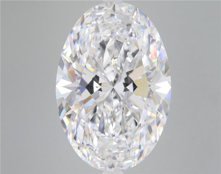 11.02ct E SI1 Rare Carat Ideal Cut Oval Lab Grown Diamond