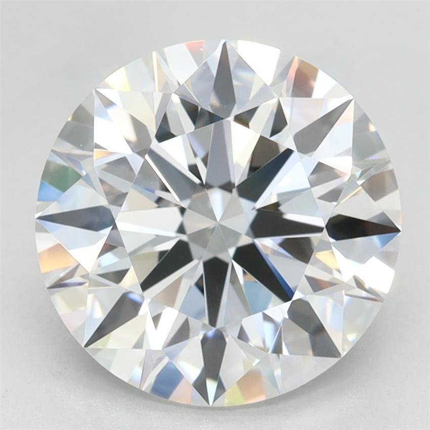 3.10ct D VVS1 Rare Carat Ideal Cut Round Lab Grown Diamond