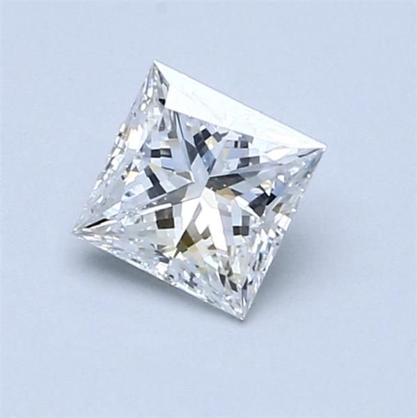 0.71ct F SI1 Rare Carat Ideal Cut Princess Diamond