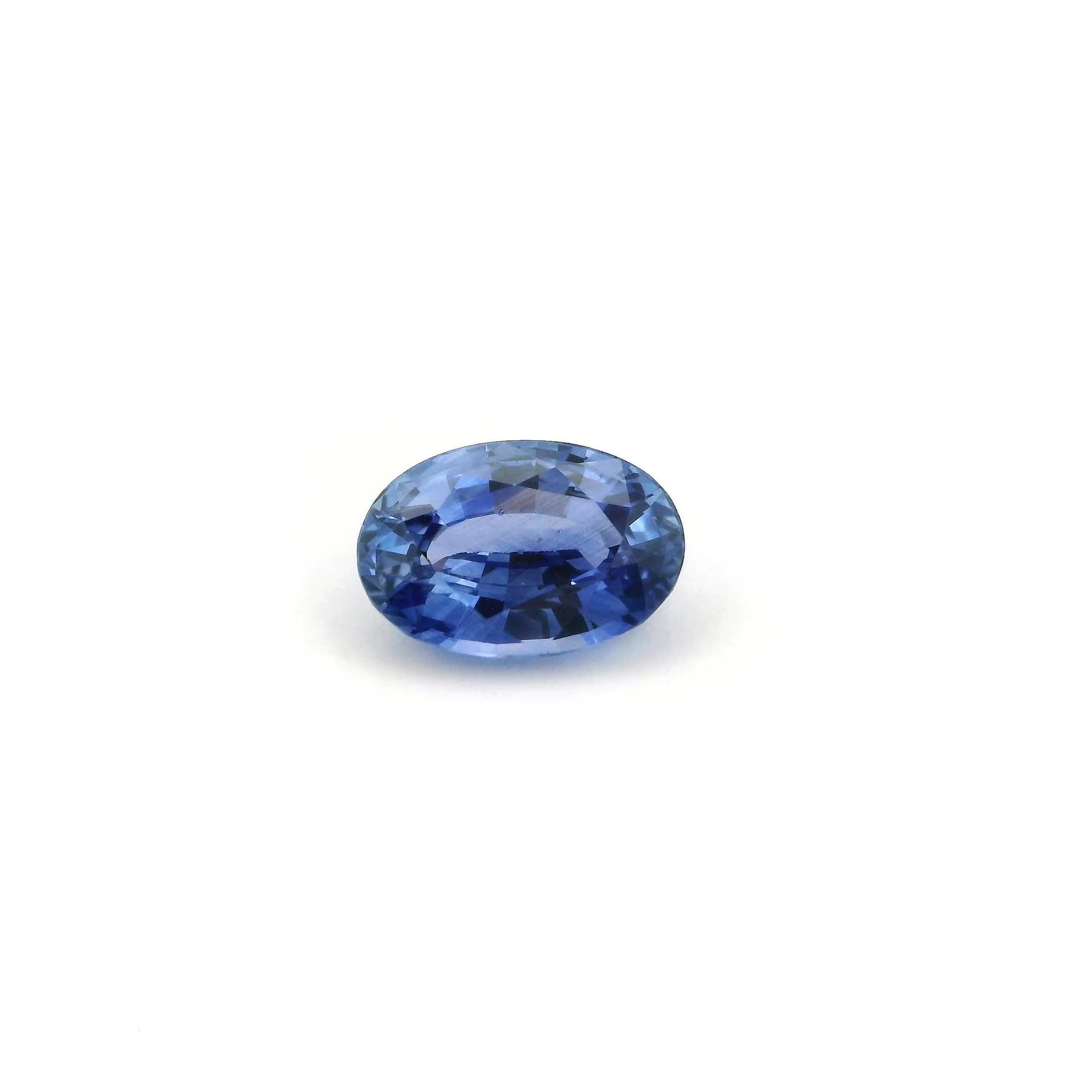 1.29 Carat Blue Oval Sapphire