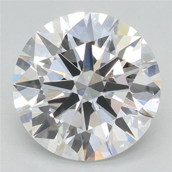 2.66ct E VVS2 Rare Carat Ideal Cut Round Lab Grown Diamond
