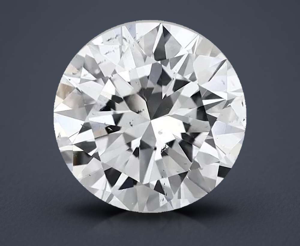 2.50 Carat Round Natural Diamond