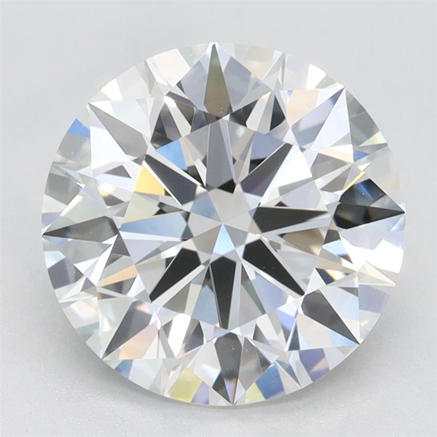 2.74ct F VVS1 Rare Carat Ideal Cut Round Lab Grown Diamond