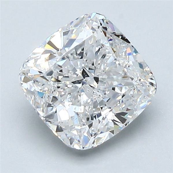 1.90ct F SI1 Rare Carat Ideal Cut Cushion Diamond