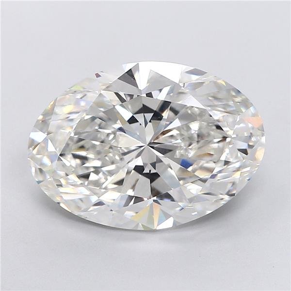 10.26ct G VVS2 Very Good Cut Oval Lab Grown Diamond