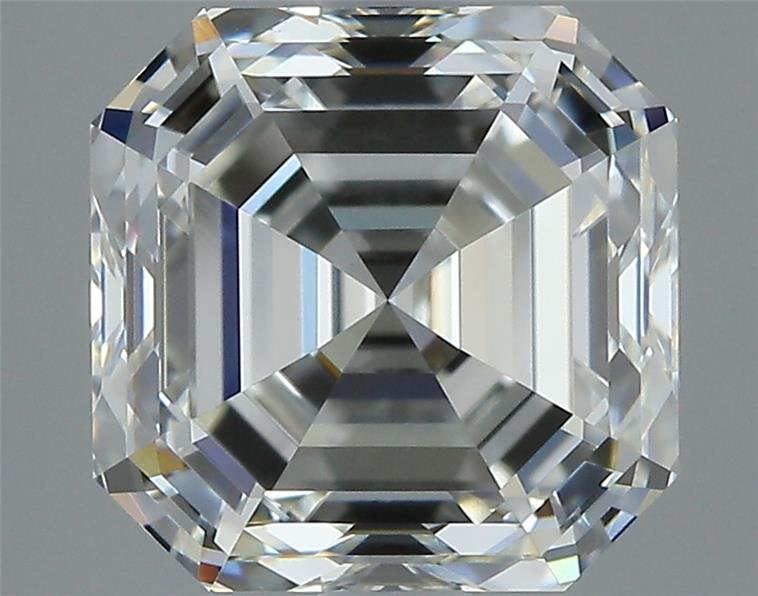 2.51ct J VS2 Rare Carat Ideal Cut Asscher Diamond