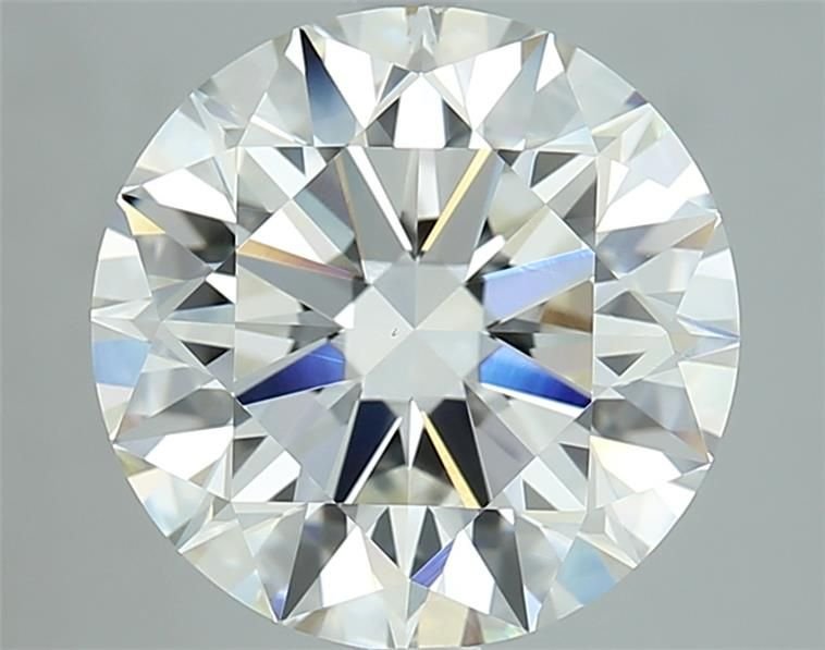 4.05ct H VVS2 Rare Carat Ideal Cut Round Diamond
