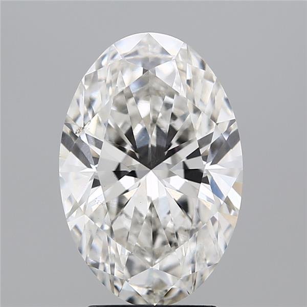 3.19ct H VS2 Rare Carat Ideal Cut Oval Lab Grown Diamond