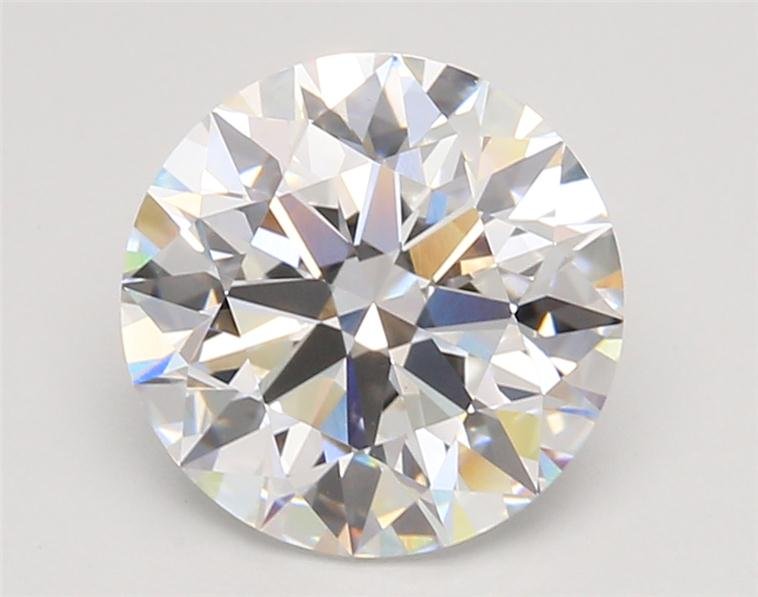 3.08ct E VVS2 Rare Carat Ideal Cut Round Lab Grown Diamond