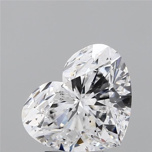 3.52ct E SI1 Rare Carat Ideal Cut Heart Diamond