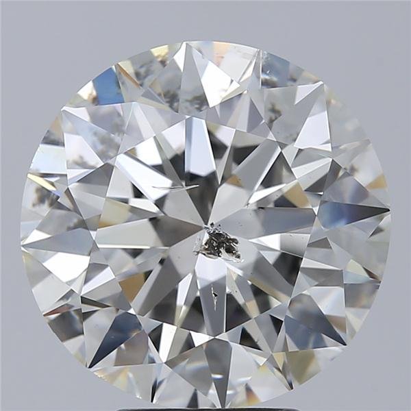 5.01ct H SI2 Rare Carat Ideal Cut Round Diamond