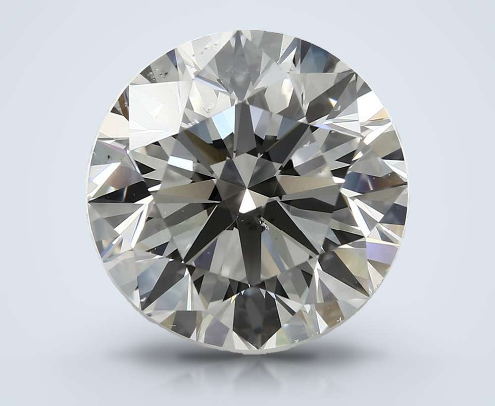 6.37 Carat Round Natural Diamond